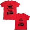 Queen-Mom-&-Prince-Son-Family-Combo-Tees-Red