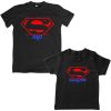 Super-Dad-And-Daughter-Family-Combo-T-Shirts-Black