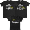Mom-&-Dad's-Sunshine-Family-Combo-T-Shirt-Black