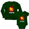 Victory-Bangladesh-Map-Bird-Siblings-Combo-T-Shirt-Green