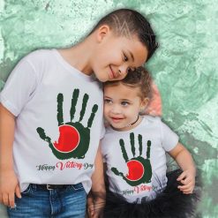 Victory-Day-Unique-Hand-Shape-Remark-Siblings-T-Shirt-Content