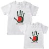 Victory-Day-Unique-Hand-Shape-Remark-Siblings-T-Shirt-White