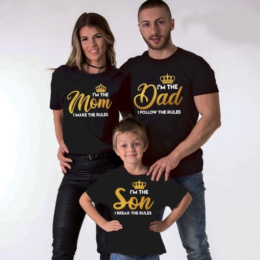 Dad-Mom-&-Daughter-Crown-Rulers-In-The-Family-Combo-T-Shirts-Content