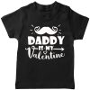 Daddy-&-Mommy-Kids-Favourite-Valentine-T-Shirt-Black