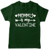 Daddy-&-Mommy-Kids-Favourite-Valentine-T-Shirt-Green-mommy