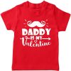Daddy-&-Mommy-Kids-Favourite-Valentine-T-Shirt-Red