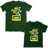 Kath-Golaper-Shadar-Maya-Falgun-Family-Combo-T-Shirt-Green
