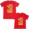 Kath-Golaper-Shadar-Maya-Falgun-Family-Combo-T-Shirt-Red