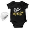Smart-Like-Fuppi-New-Born-Baby-Romper-With-Beanie-Black