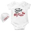 Smart-Like-Fuppi-New-Born-Baby-Romper-With-Beanie-White