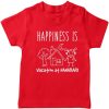 Vacation-At-NANA-&-DADA-Bari-Kids-T-Shirt-Red