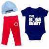 Winter-Combo-New-Born-Boss-Baby-Romper-Set-Blue