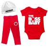 Winter-Combo-New-Born-Boss-Baby-Romper-Set-Red