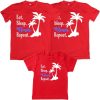 Eat-Sleep-Travel-Beach-Beautiful-Travel-Loving-Family-Combo-T-Shirt-Red