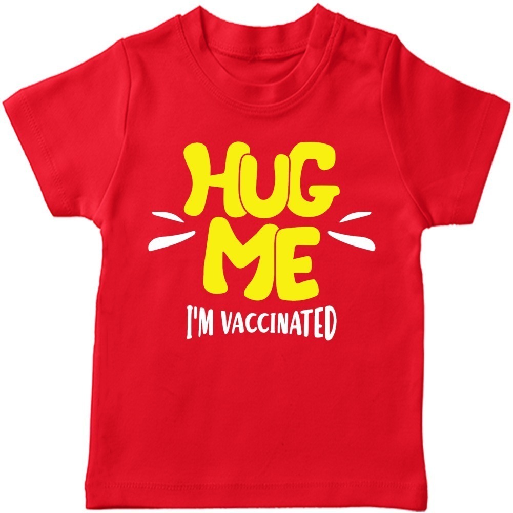 Vaccination-Successful-Kids-T-Shirt-Red