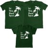 Eat-Sleep-Travel-Beautiful-Travel-Loving-Family-Combo-T-Shirt-Green