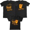 Made-For-Each-Other-Family-Combo-T-Shirt-Black