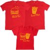 Made-For-Each-Other-Family-Combo-T-Shirt-Red