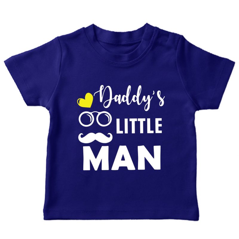 Daddy's Little Man Tshirt for Kids Smarty Nerdy