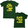 Plays-With-Cars-Dad-Son-Combo-green tshirt