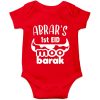 Unique-Horn-Eid-Baby-Romper-Red