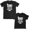 awesomedadson.black tshirt