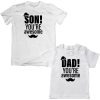 awesomedadson.white tshirt