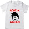 roblox kid name white tshirt