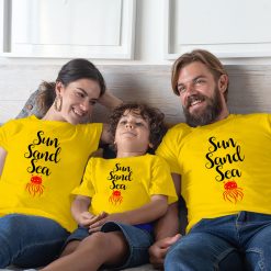 Sun Sand Sea family vacation tshirt