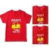 family name tour red tshirt