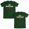 Mr Never right Mrs always right Green couple tshirt