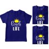 beachlife blue family matching tshirt for vacation