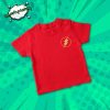 flash tshirt superhero logo