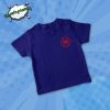 spiderman tshirt superhero logo blue