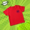 spiderman tshirt superhero logo red
