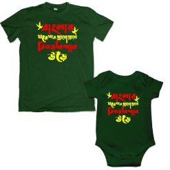 Bijoy nishan ure victory day tshirt green