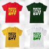 Superhero birthday boy tshirt flash batman hulk robin