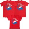cholona ghure asi ojanate vacation tshirt red