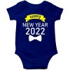 Happy new year 2022 blue romper