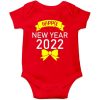 Happy new year 2022 red romper