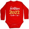Heartstopper new year red romper fullsleeve