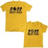 best dad kid custom t-shirt yellow