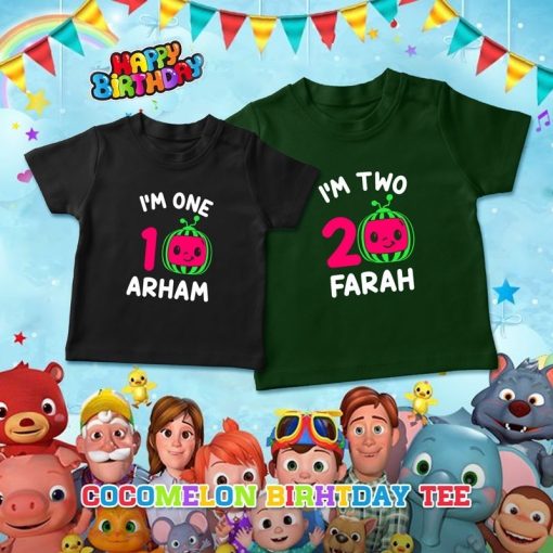 Cocomelon Birthday Online custom t shirt Bangladesh
