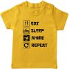 eat sleep anime repeat yellow tshirt