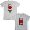 shada kalo baba chele t-shirt grey