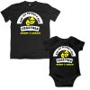 1st Father's day together funny design tshirt black