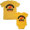 1st Father's day together funny design tshirt yellow
