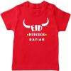 cow horn custom name eid red tshirt