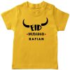 cow horn custom name eid yellow tshirt