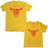 dad son eid ul azha combo tshirt yellow